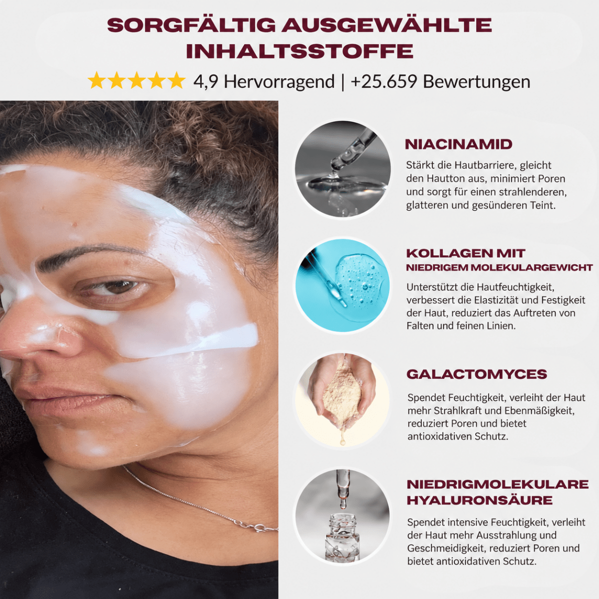 Nolva™: Kollagen-Maske NOLVA Nolva   4 Masken (Kennenlern-Set) Nolva™: Kollagen-Maske